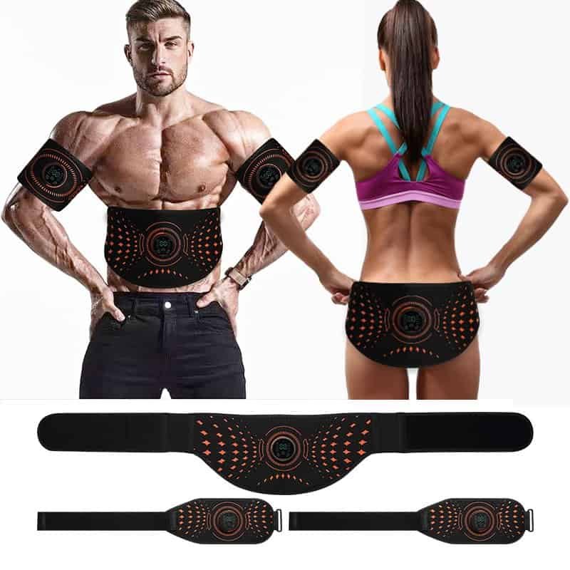 EMS Massage waist belt for abdomen and arms
