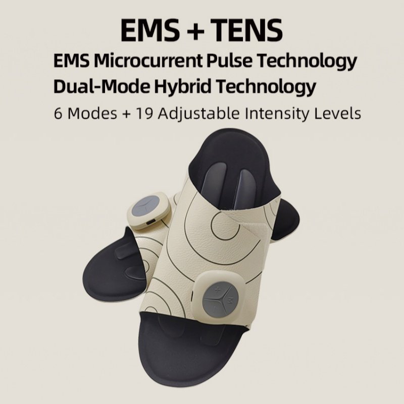 TENS and EMS foot massager shoes