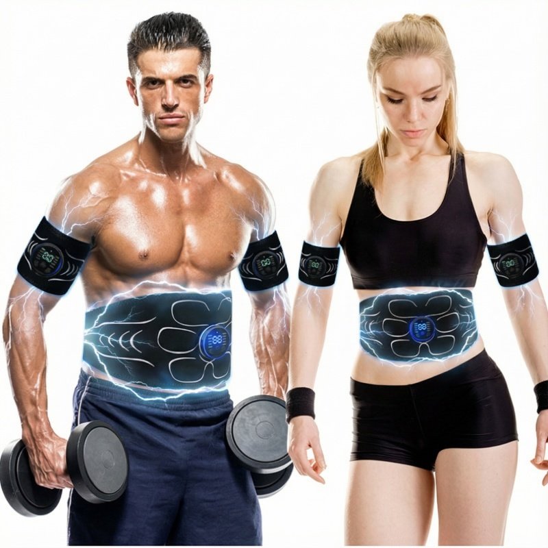 EMS Massage waist belt for abdomen and arms
