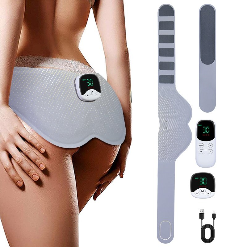 EMS muscle training belt for buttock