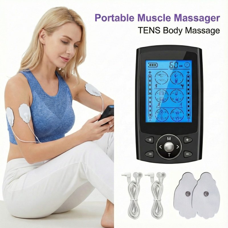 TENS Massager and Portable Muscle Massager