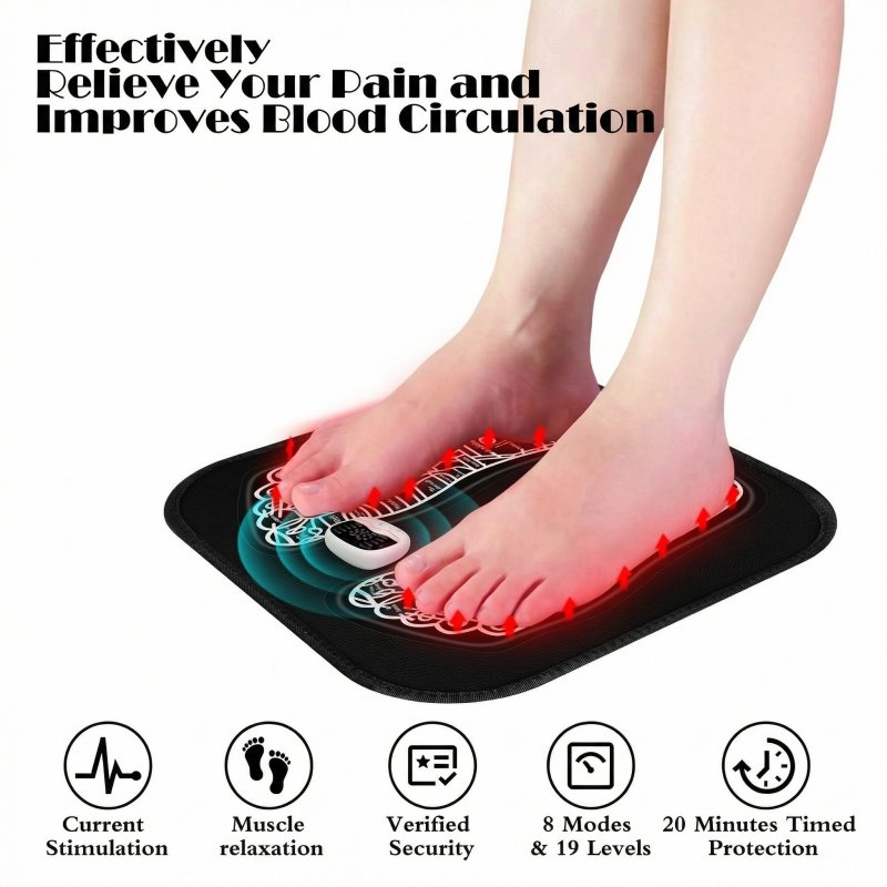 EMS Foot Massager and Foot Massage Pad
