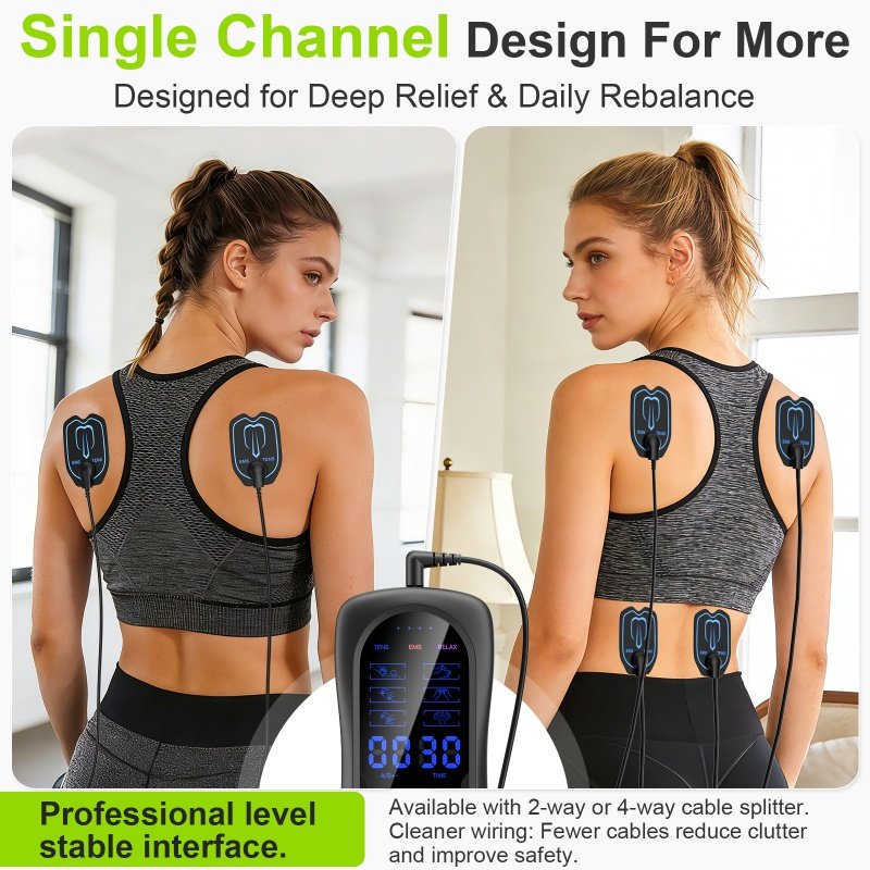 TENS Massager and Portable Muscle Massager