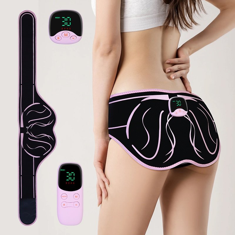 EMS muscle training belt for buttock