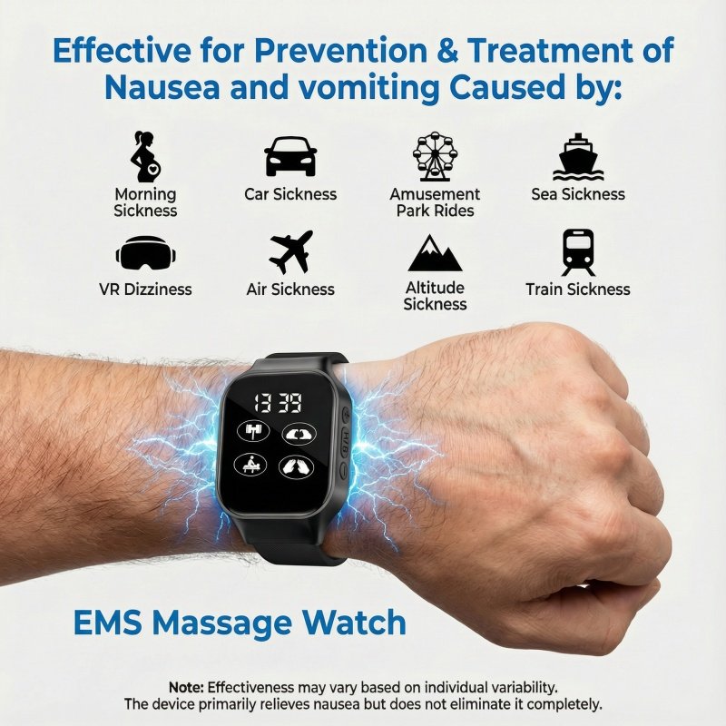EMS Massage Watch Redefines Portable Therapy, Delivering Full-Body Relief from the Wrist