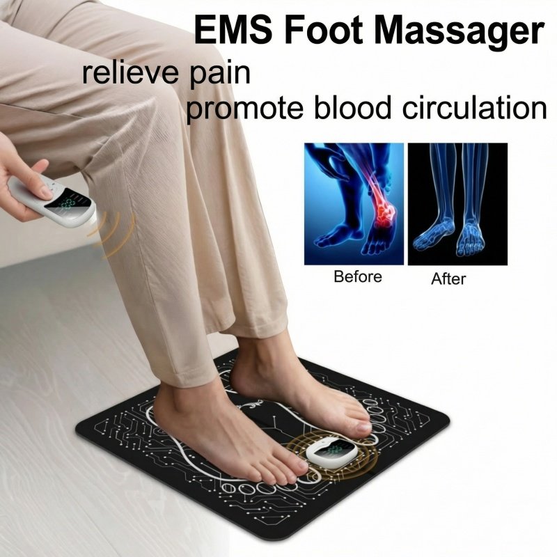 EMS Foot Massager and Foot Massage Pad