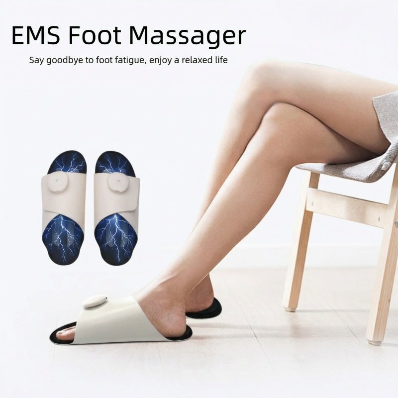 TENS and EMS foot massager shoes